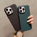 Leather Woven Phone Case