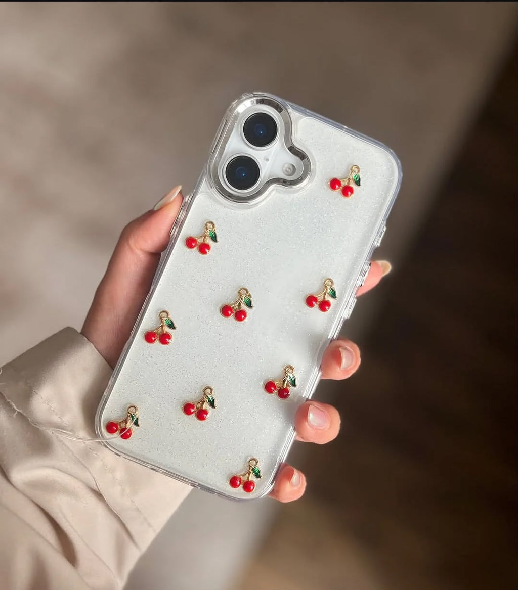 New cherry Tranparent Case