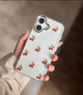 New cherry Tranparent Case