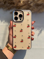 New cherry Tranparent Case