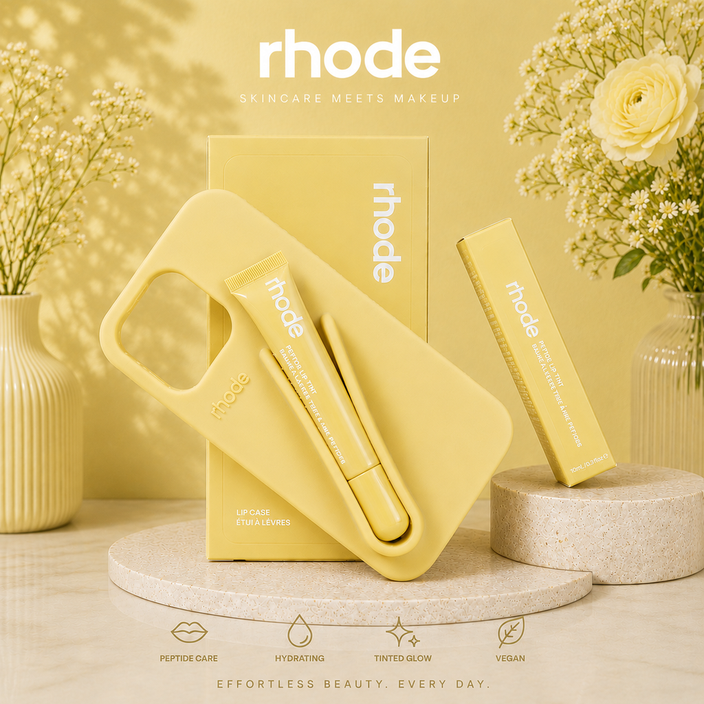 New Original Rhodes LipGloss Silicone Case With Box 🩶