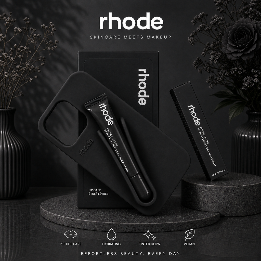 New Original Rhodes LipGloss Silicone Case With Box 🩶