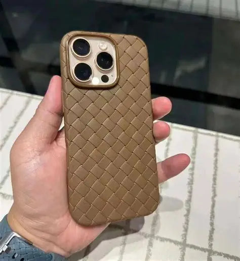 Leather Woven Phone Case