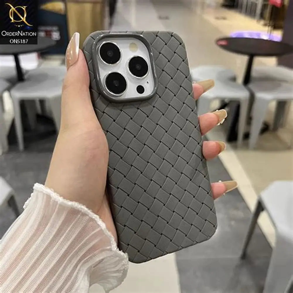 Leather Woven Phone Case