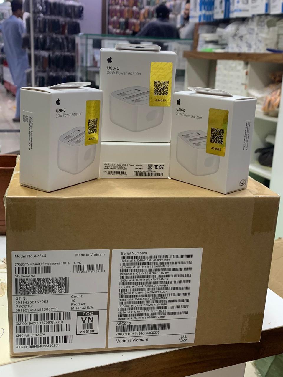 iPhone Three Pin Type C 20W PD Charger