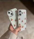 New cherry Tranparent Case