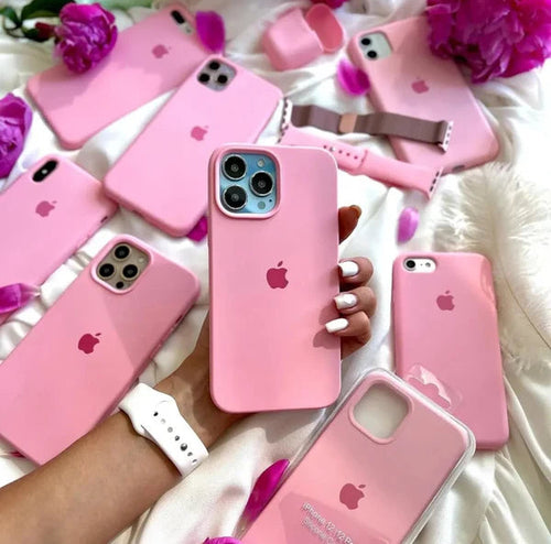 Baby Pink Silicone iPhone Case